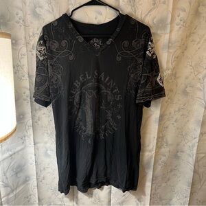 Y2K Men’s Rebel Saints Graphic T-Shirt CC